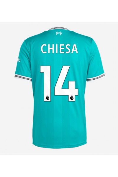 Liverpool Federico Chiesa #14 Jalkapallovaatteet Kolmaspaita 2025-26 Lyhythihainen Liverpool Federico Chiesa #14 Jalkapallovaatteet Kolmaspaita 2025-26 Lyhythihainen